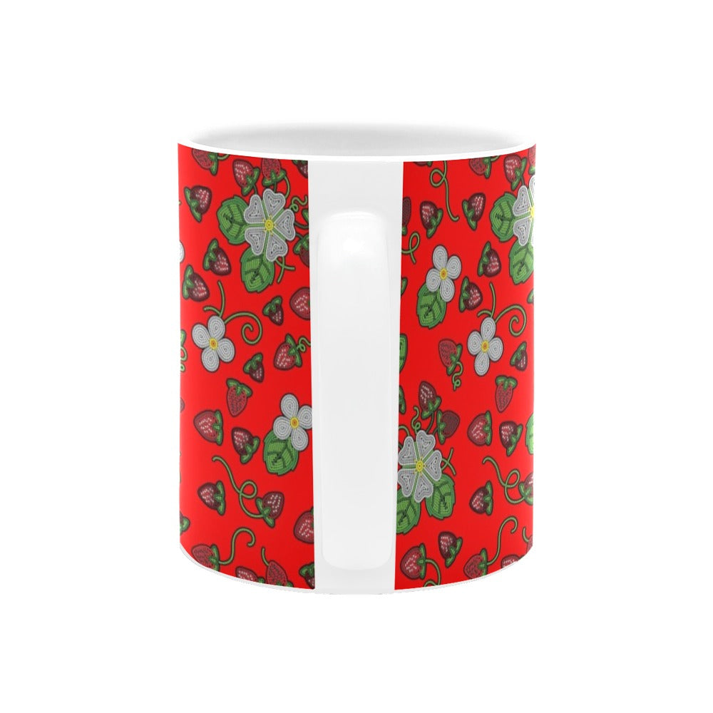 Strawberry Dreams Fire White Mug(11OZ)