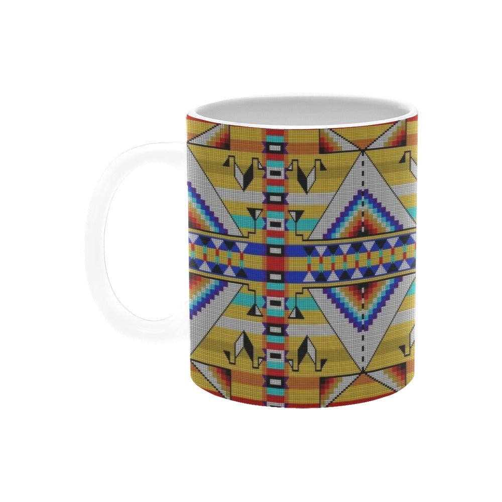 Medicine Blessing Yellow White Mug(11OZ)