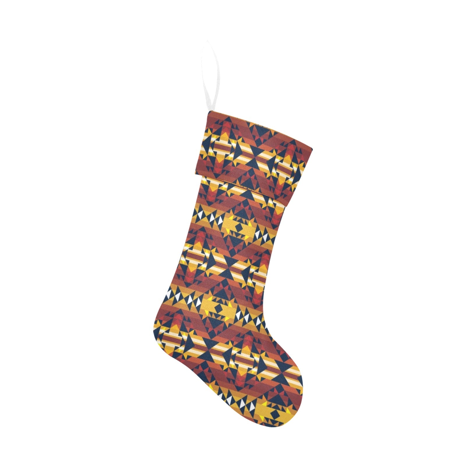 Golden Clouds Christmas Stocking