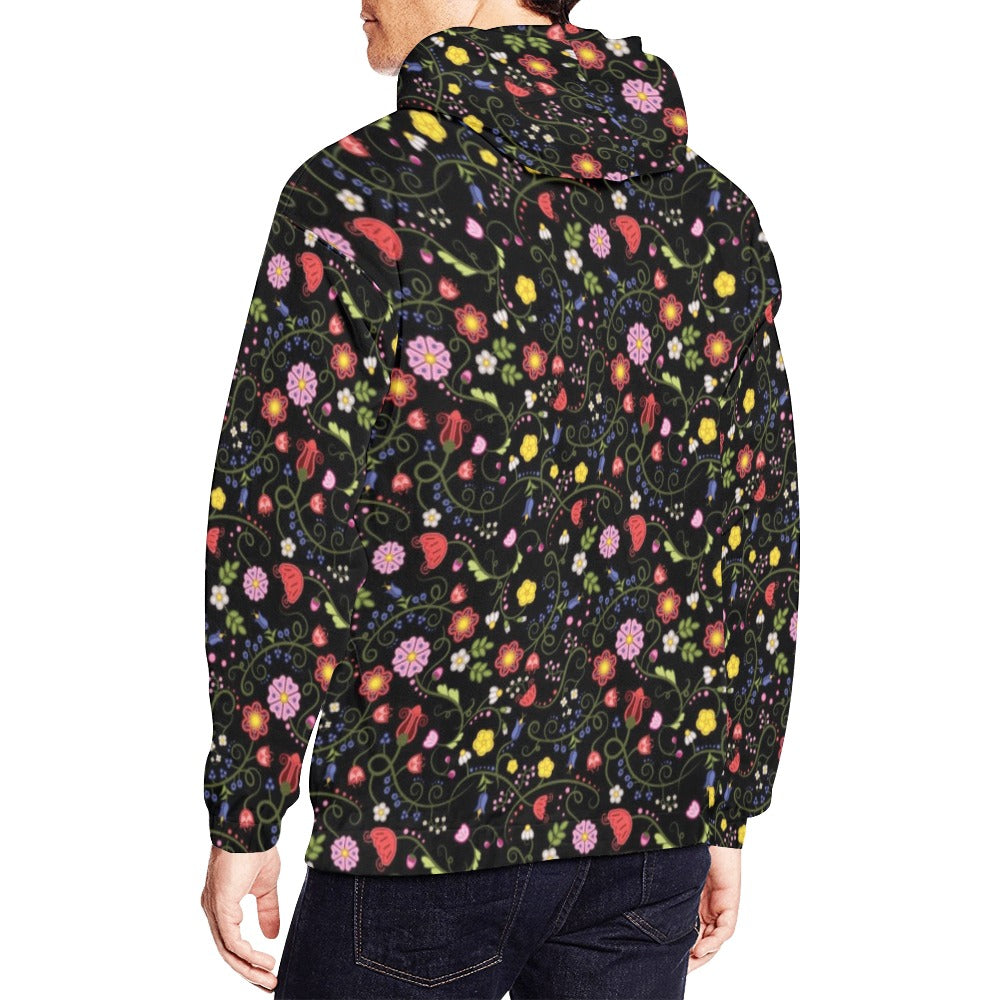 Nipin Blossom Midnight Hoodie for Men (USA Size)