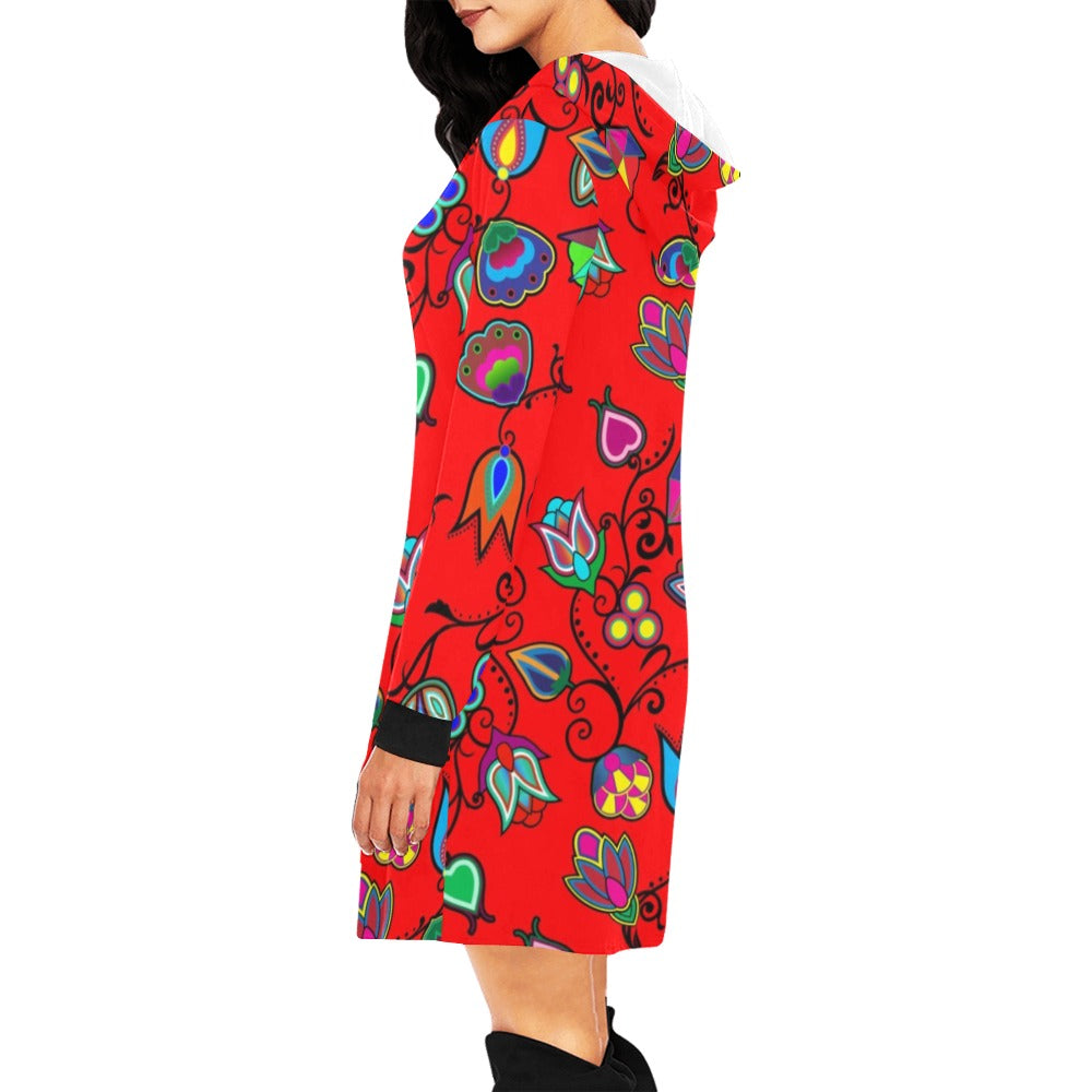 Indigenous Paisley Dahlia Hoodie Dress