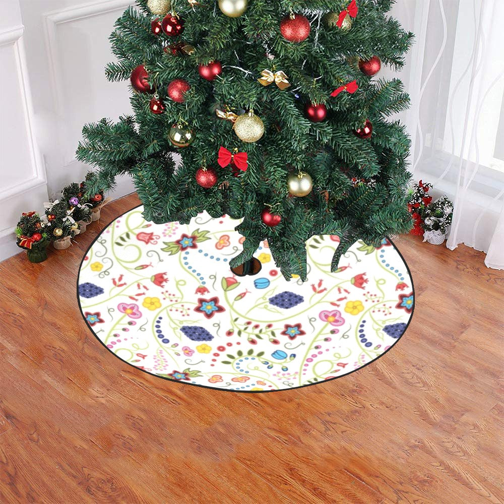 Fresh Fleur Christmas Tree Skirt 47" x 47"