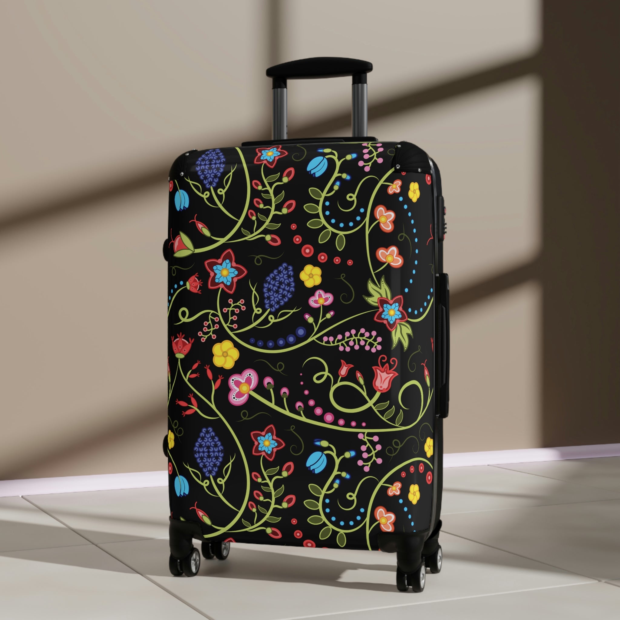Fresh Fleur Midnight Suitcases
