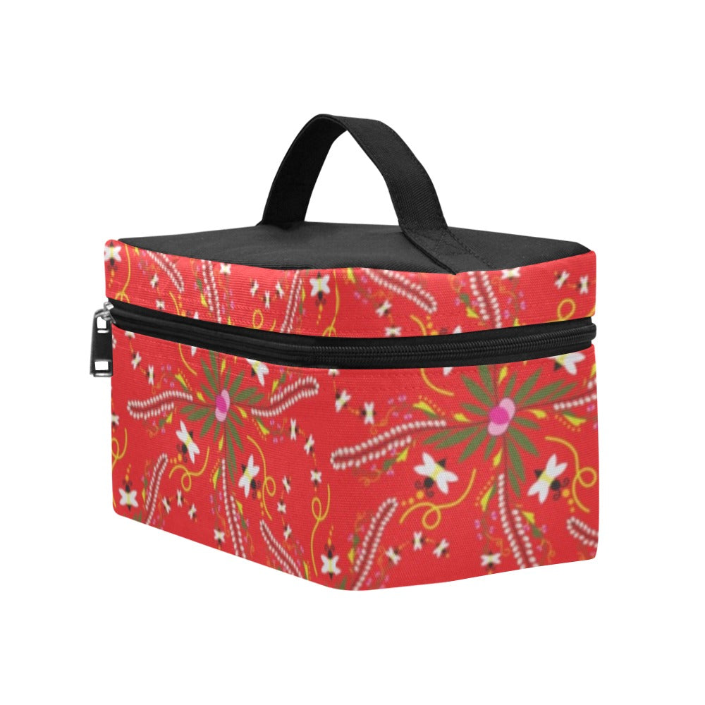 Willow Bee Cardinal Cosmetic Bag/Large