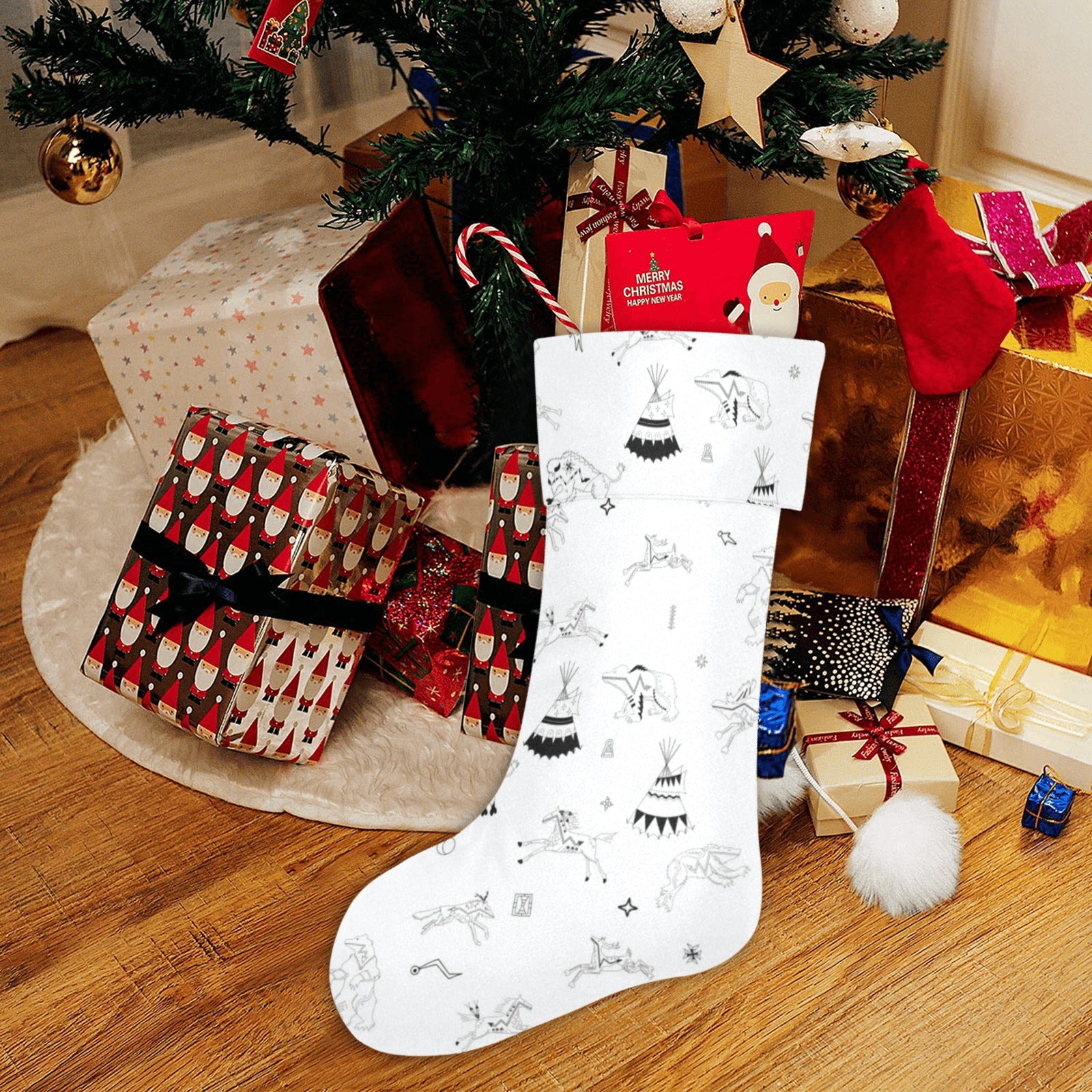 Ledger Dabbles White Christmas Stocking