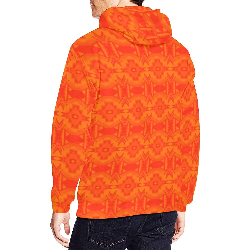 Fancy Orange Bring Them Home All Over Print Hoodie for Men (USA Size) (Model H13) All Over Print Hoodie for Men (H13) e-joyer 