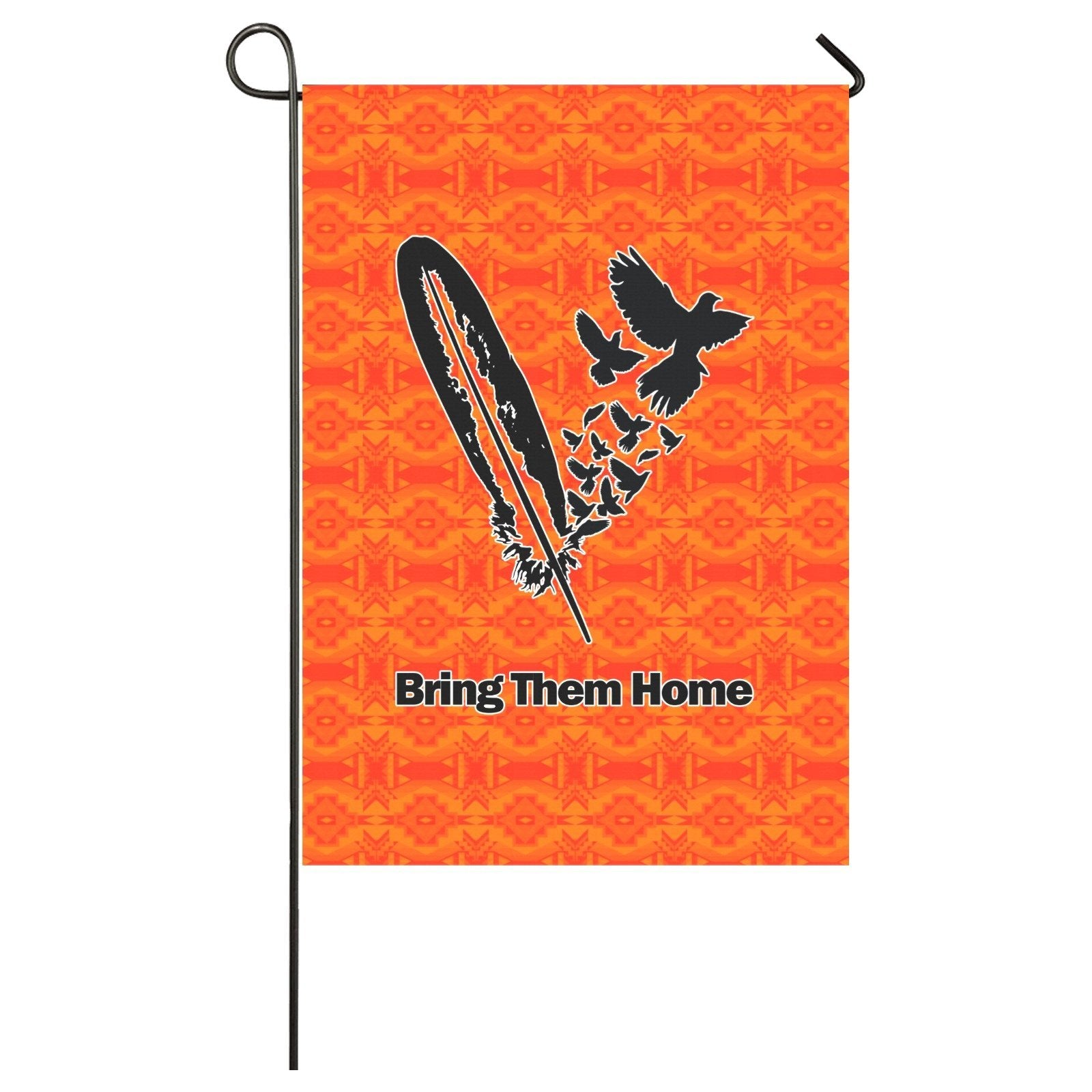 Fancy Orange - Bring Them Home Garden Flag 28''x40'' (Two Sides Printing) Garden Flag 28‘’x40‘’ (Two Sides) e-joyer 