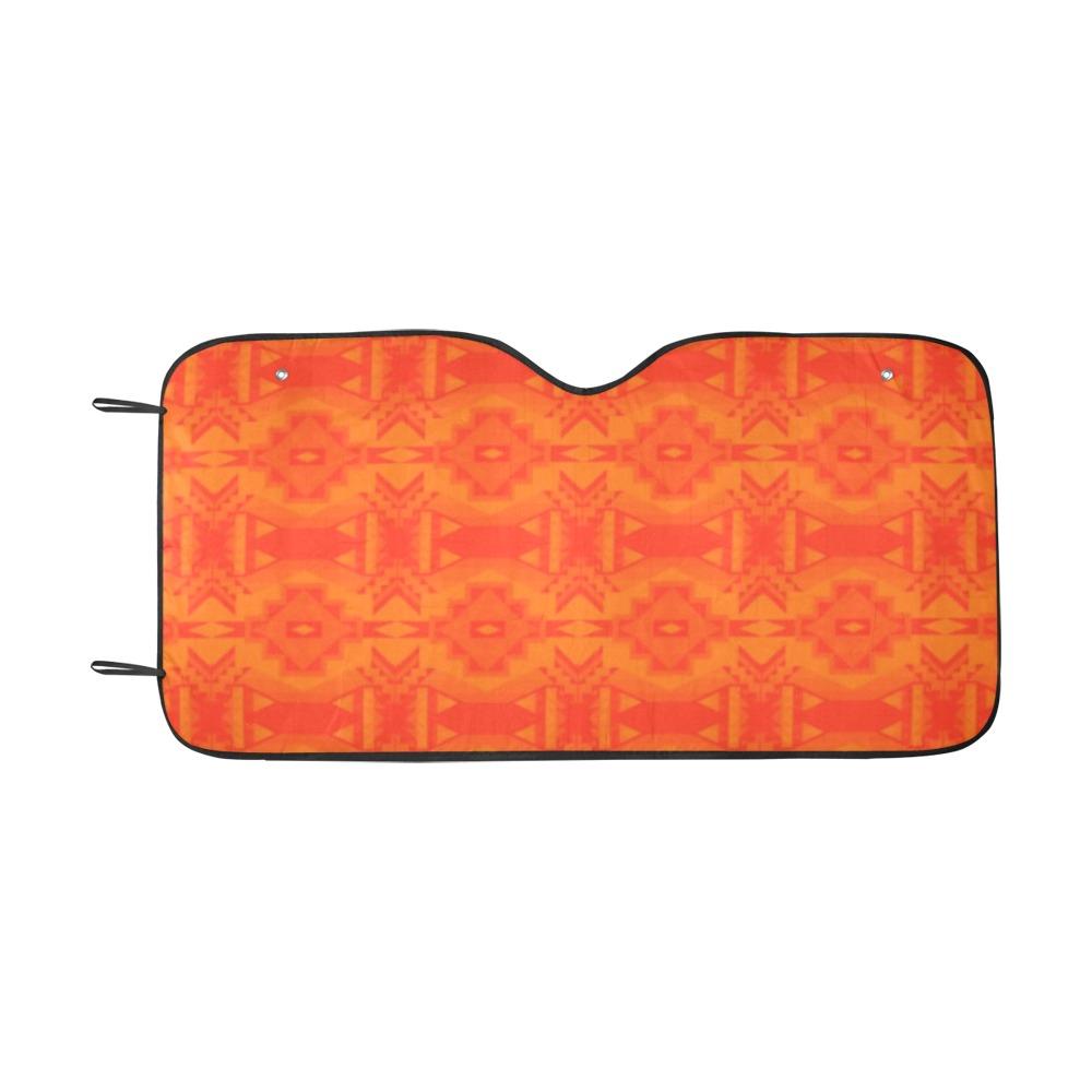 Fancy Orange Car Sun Shade 55"x30" Car Sun Shade e-joyer 