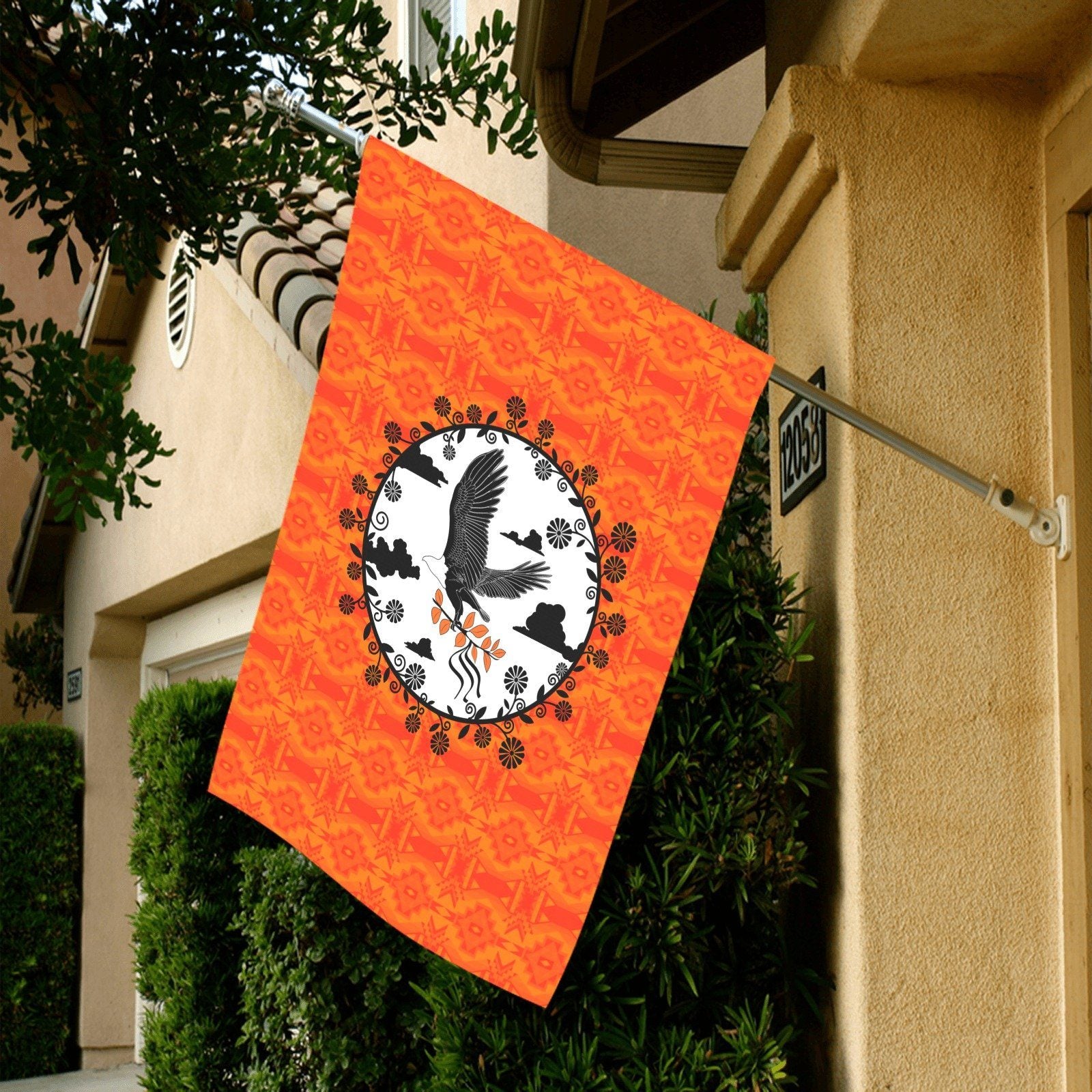 Fancy Orange - Carrying Their Prayers Garden Flag 28''x40'' (Two Sides Printing) Garden Flag 28‘’x40‘’ (Two Sides) e-joyer 