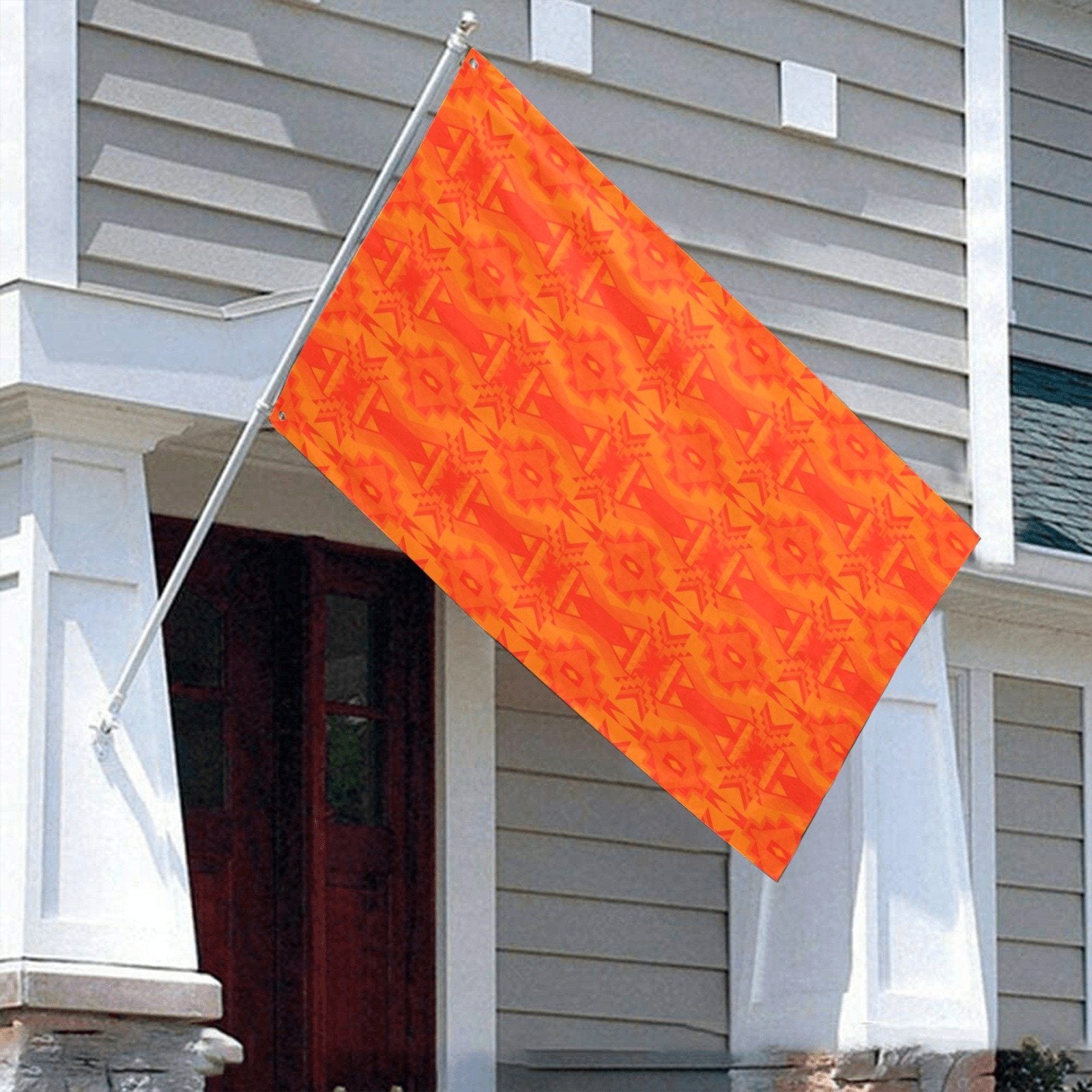 Fancy Orange Garden Flag 70"x47" Garden Flag 70"x47" e-joyer 