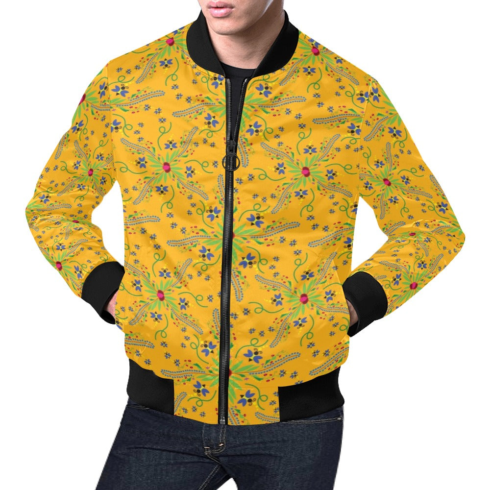 Willow Bee Sunshine Bomber Jacket for Men