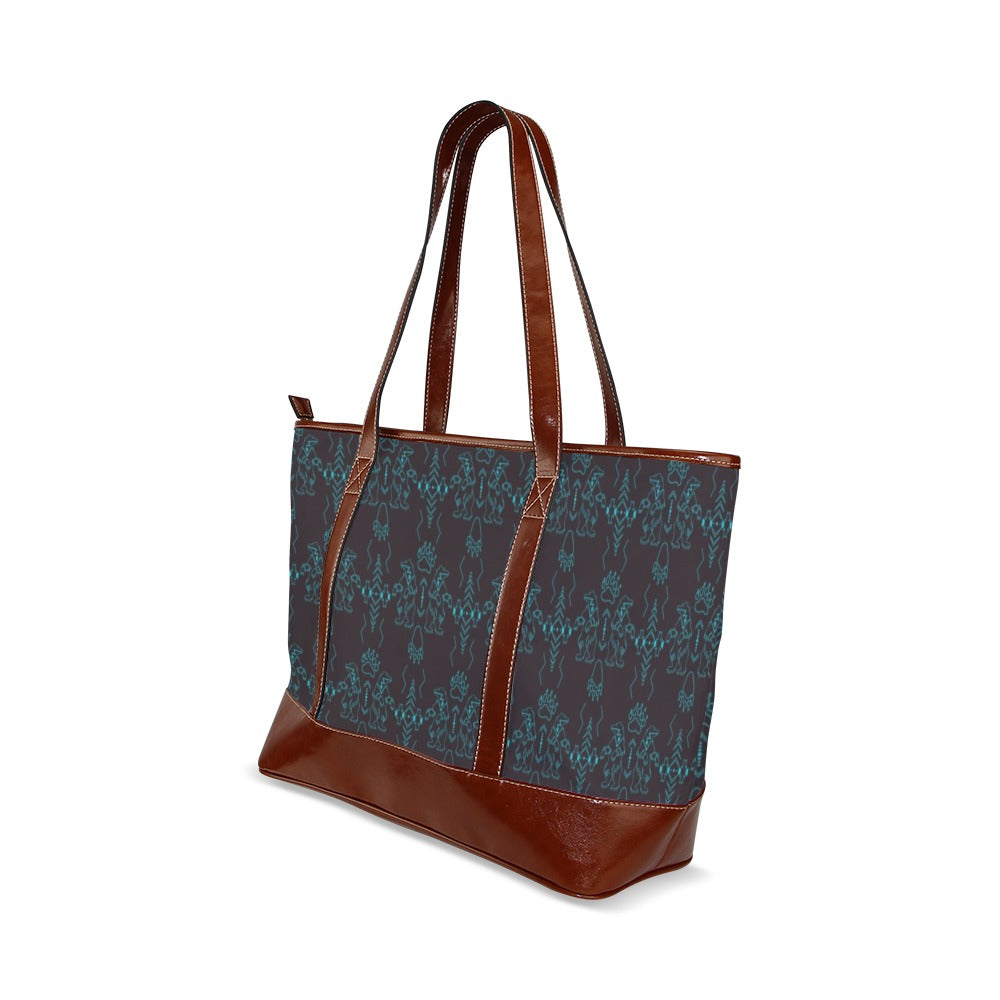 Ledger Bear Tote Handbag