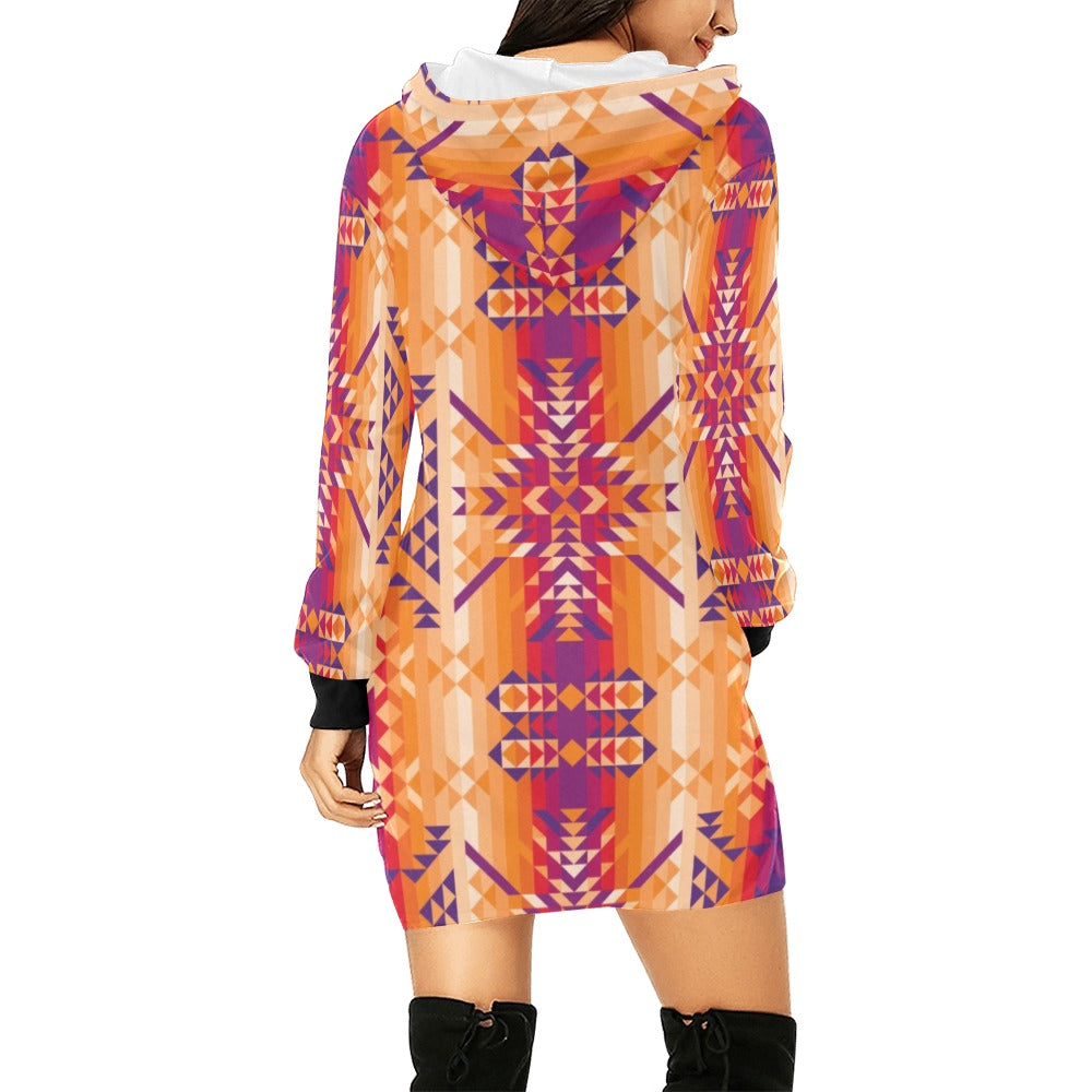 Desert Geo Hoodie Dress