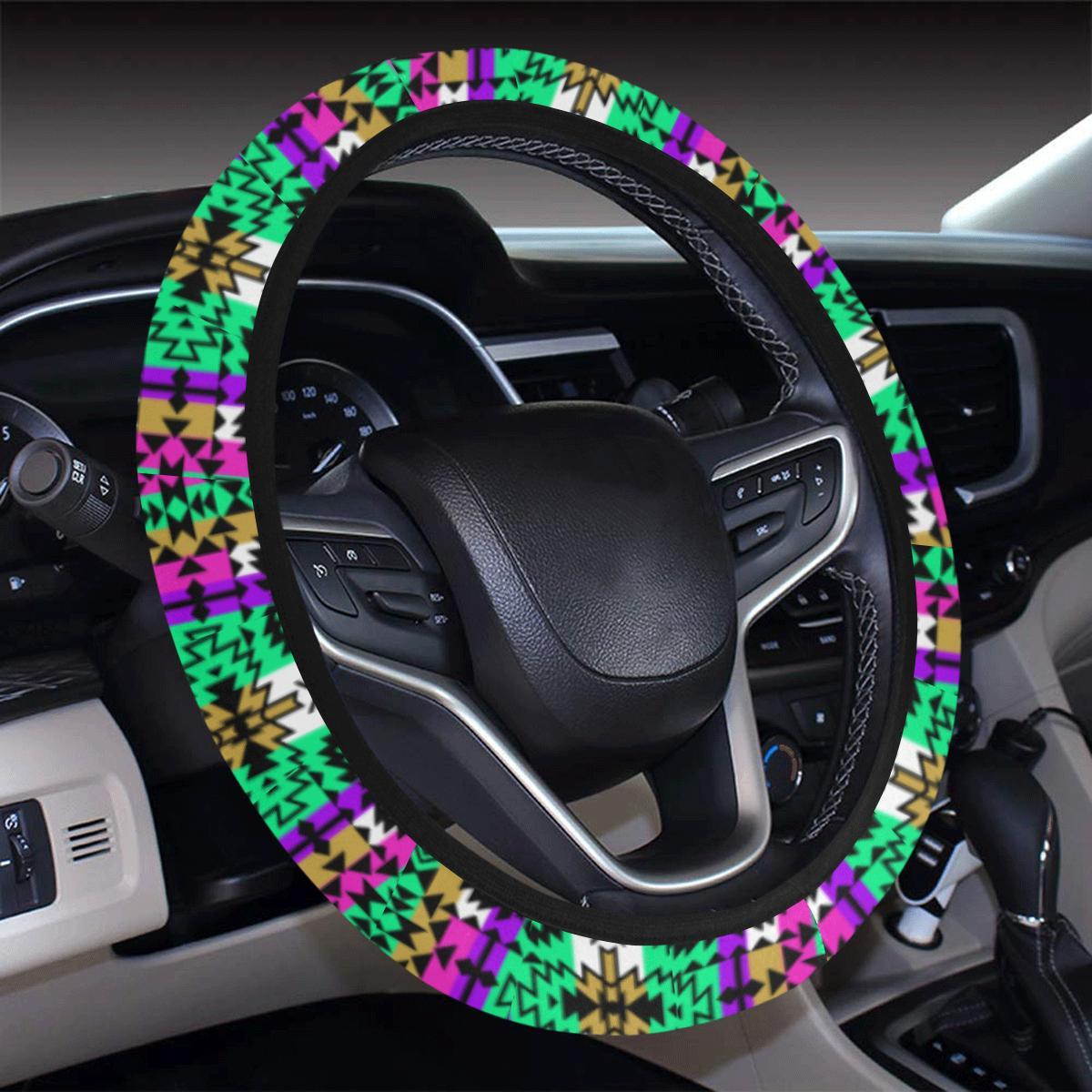 Final Grand Entry Steering Wheel Cover with Elastic Edge Steering Wheel Cover with Elastic Edge e-joyer 