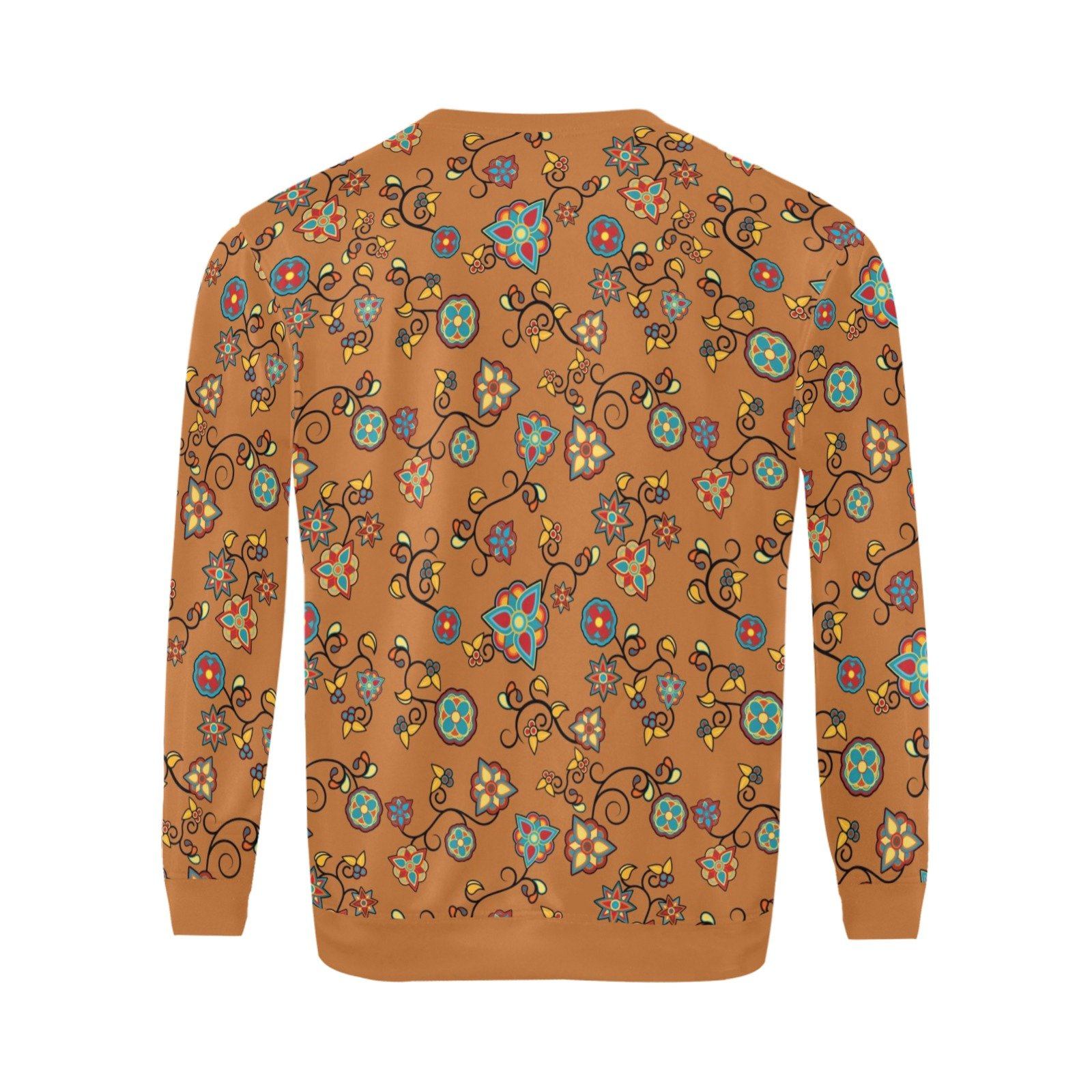 Fire Bloom Light All Over Print Crewneck Sweatshirt for Men (Model H18) shirt e-joyer 