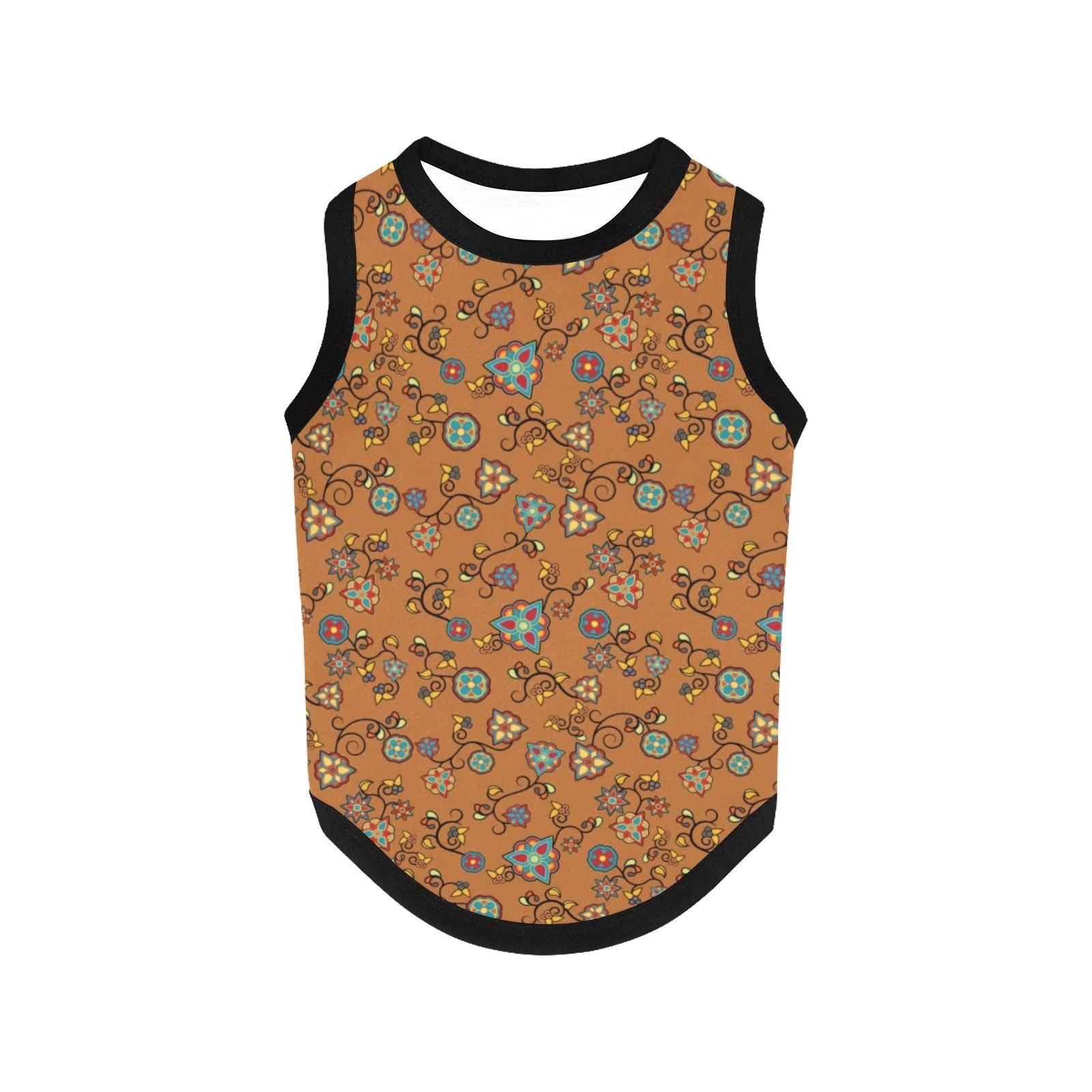 Fire Bloom Light All Over Print Pet Tank Top Pet Tank Top e-joyer 