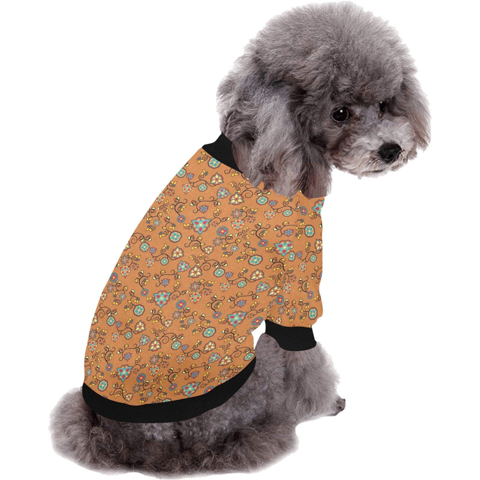 Fire Bloom Light Pet Dog Round Neck Shirt Pet Dog Round Neck Shirt e-joyer 