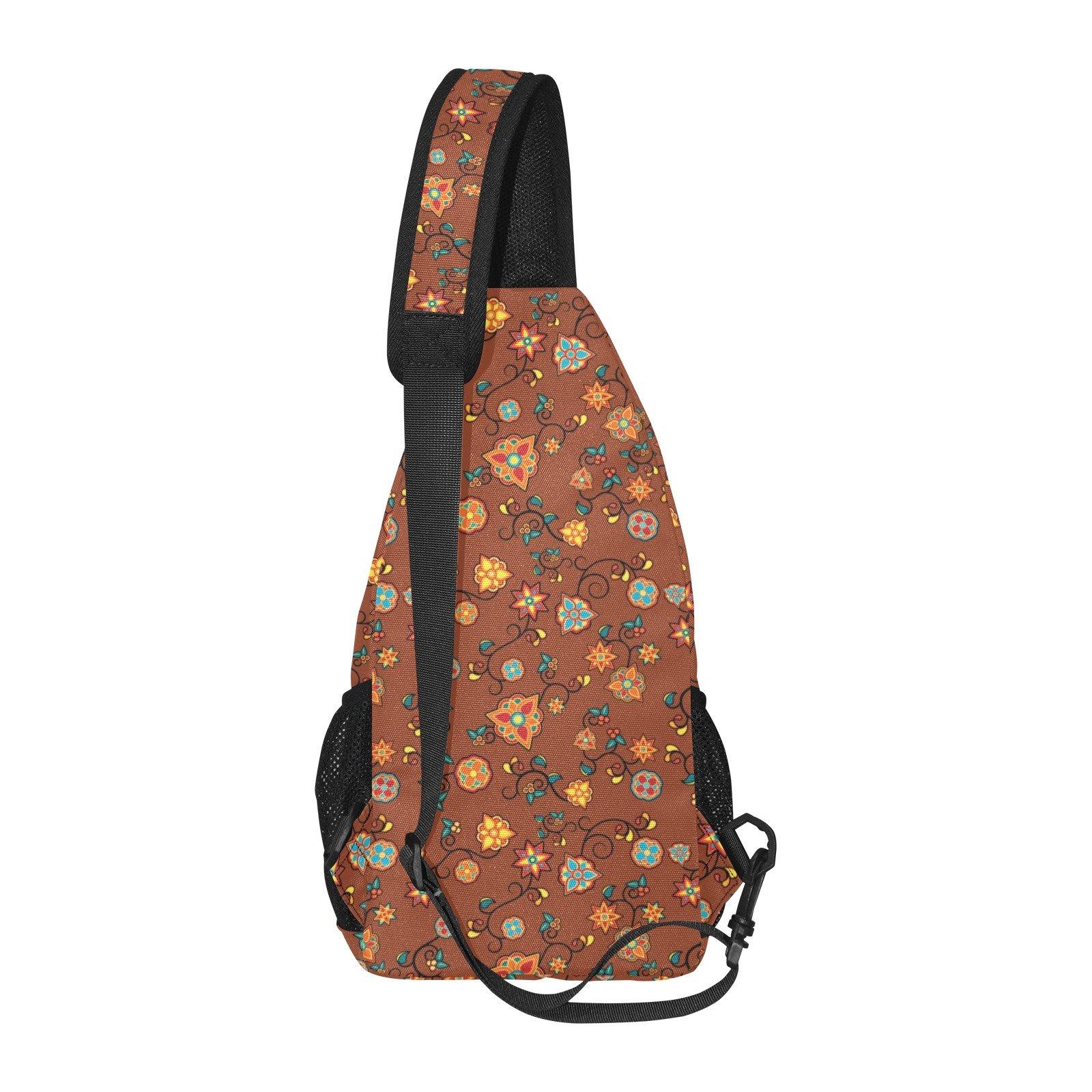 Fire Bloom Shade All Over Print Chest Bag (Model 1719) All Over Print Chest Bag (1719) e-joyer 