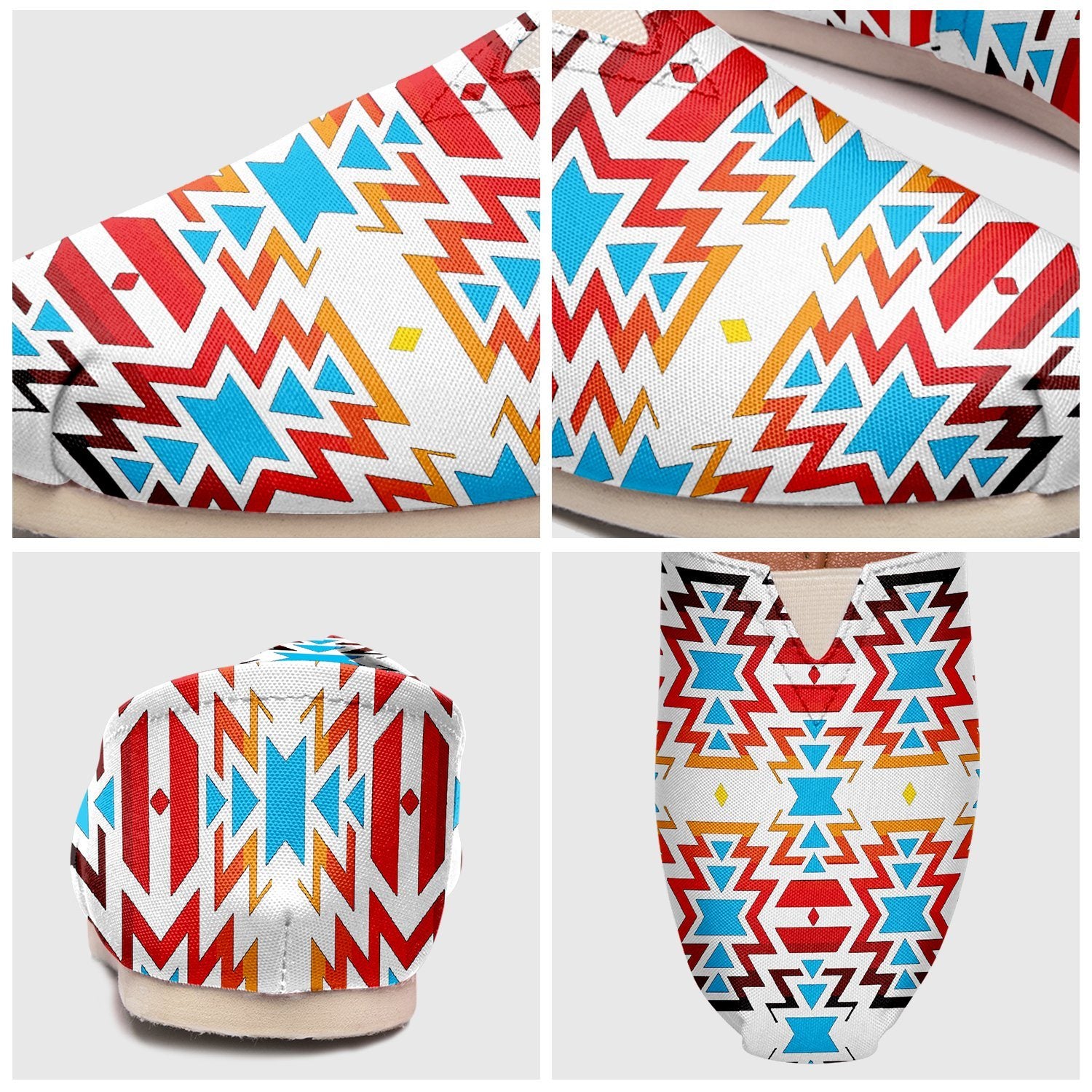 Fire Colors and Sky Casual Unisex Slip On Shoe Herman 