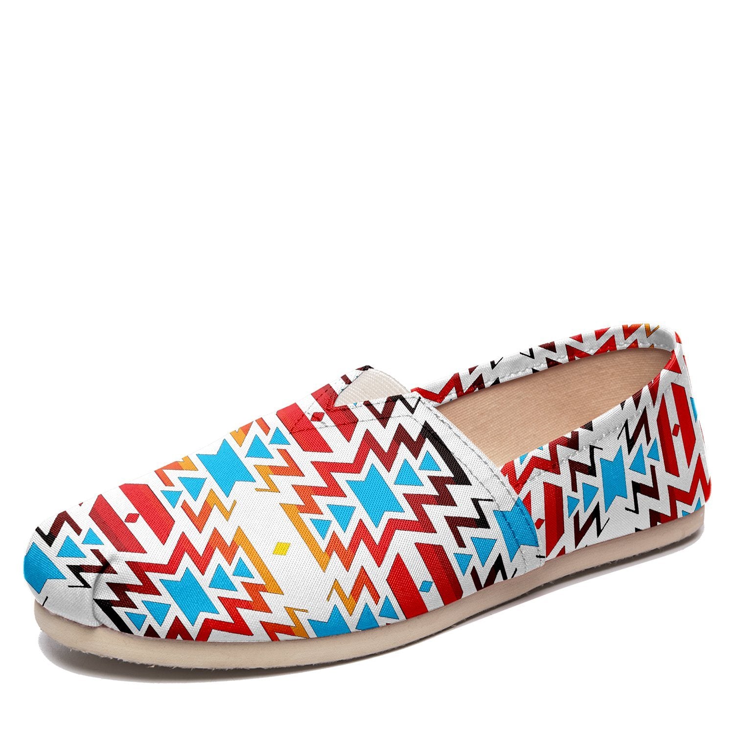 Fire Colors and Sky Casual Unisex Slip On Shoe Herman 