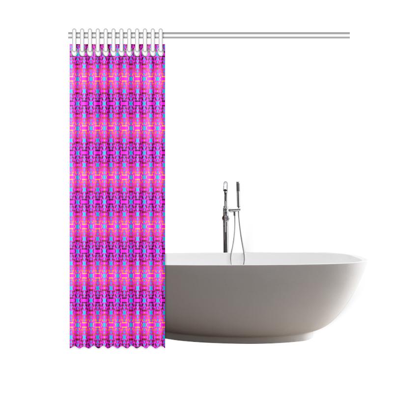 Fire Colors and Sky Cotton Candy Shower Curtain 60"x72" Shower Curtain 60"x72" e-joyer 