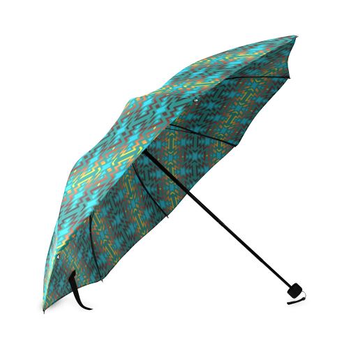 Fire Colors and Sky Deep Lake Foldable Umbrella Foldable Umbrella e-joyer 
