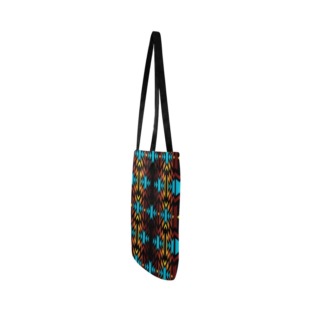 Fire Colors and Sky III Reusable Shopping Bag Model 1660 (Two sides) Shopping Tote Bag (1660) e-joyer 