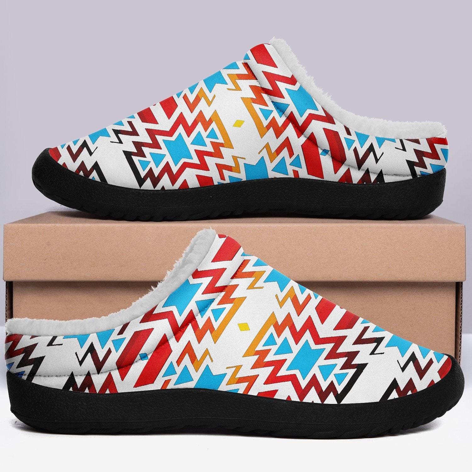 Fire Colors and Sky Ikinnii Indoor Slipper 49 Dzine 