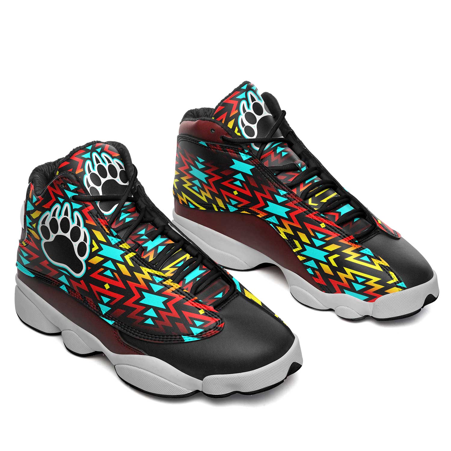 Fire Colors and Turquoise Bearpaw Athletic Shoes Herman 