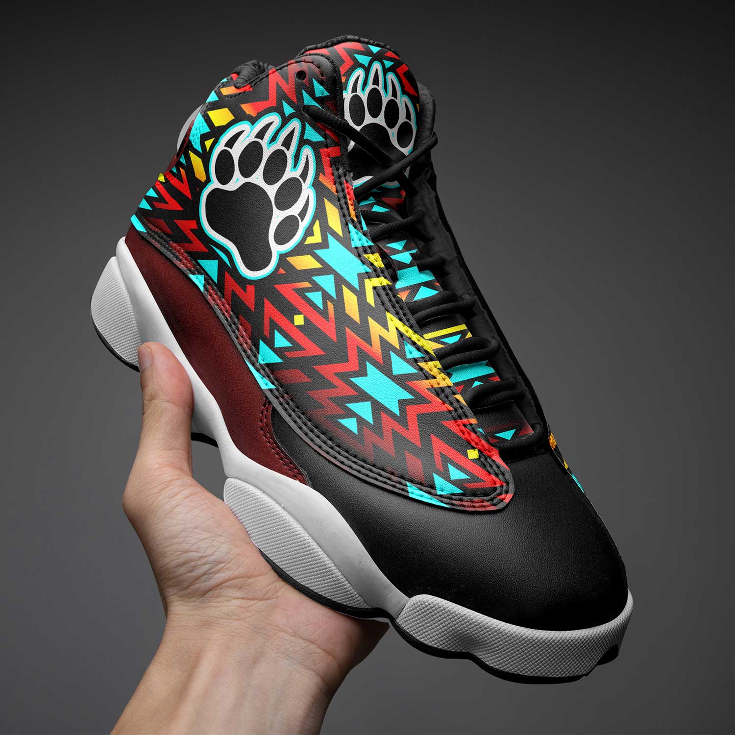 Fire Colors and Turquoise Bearpaw Athletic Shoes Herman 