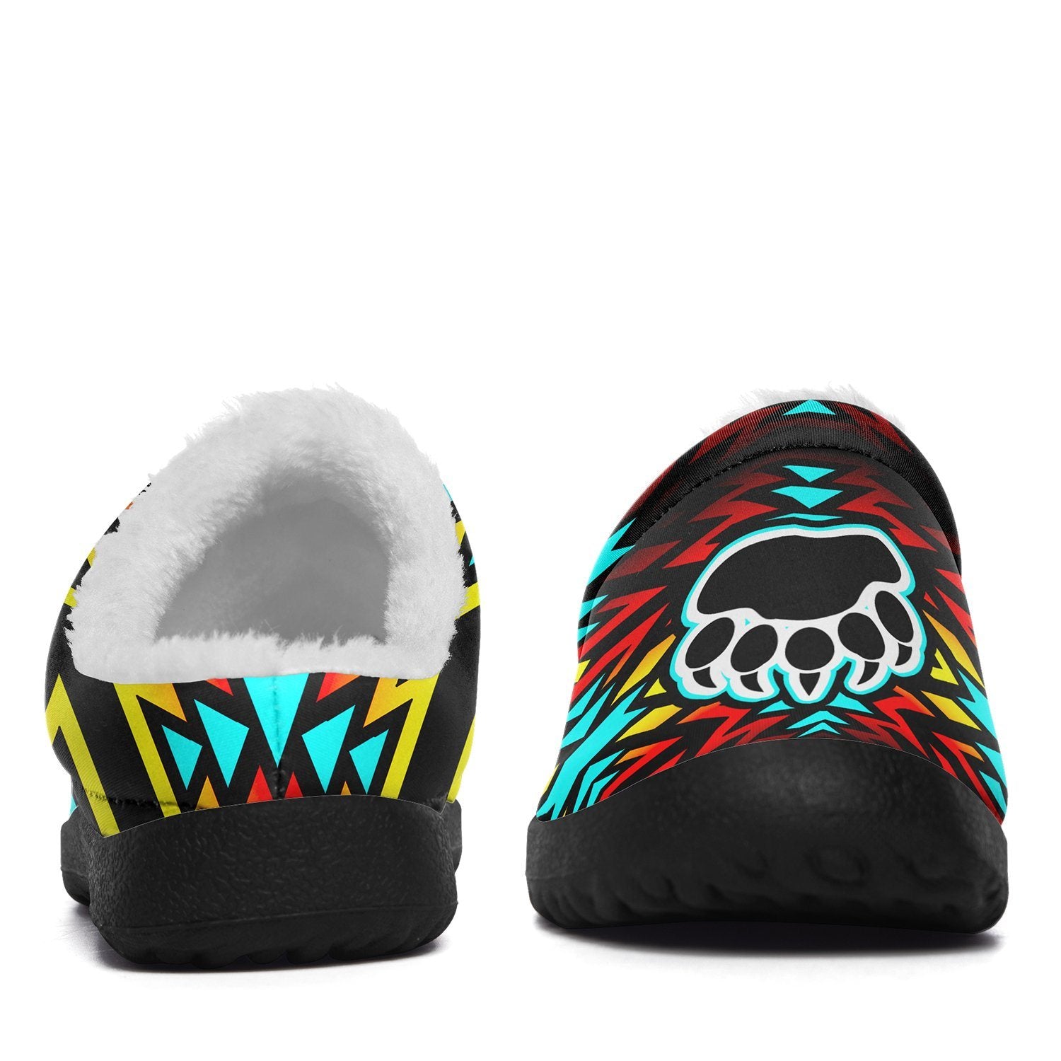 Fire Colors and Turquoise Bearpaw Ikinnii Indoor Slipper 49 Dzine 