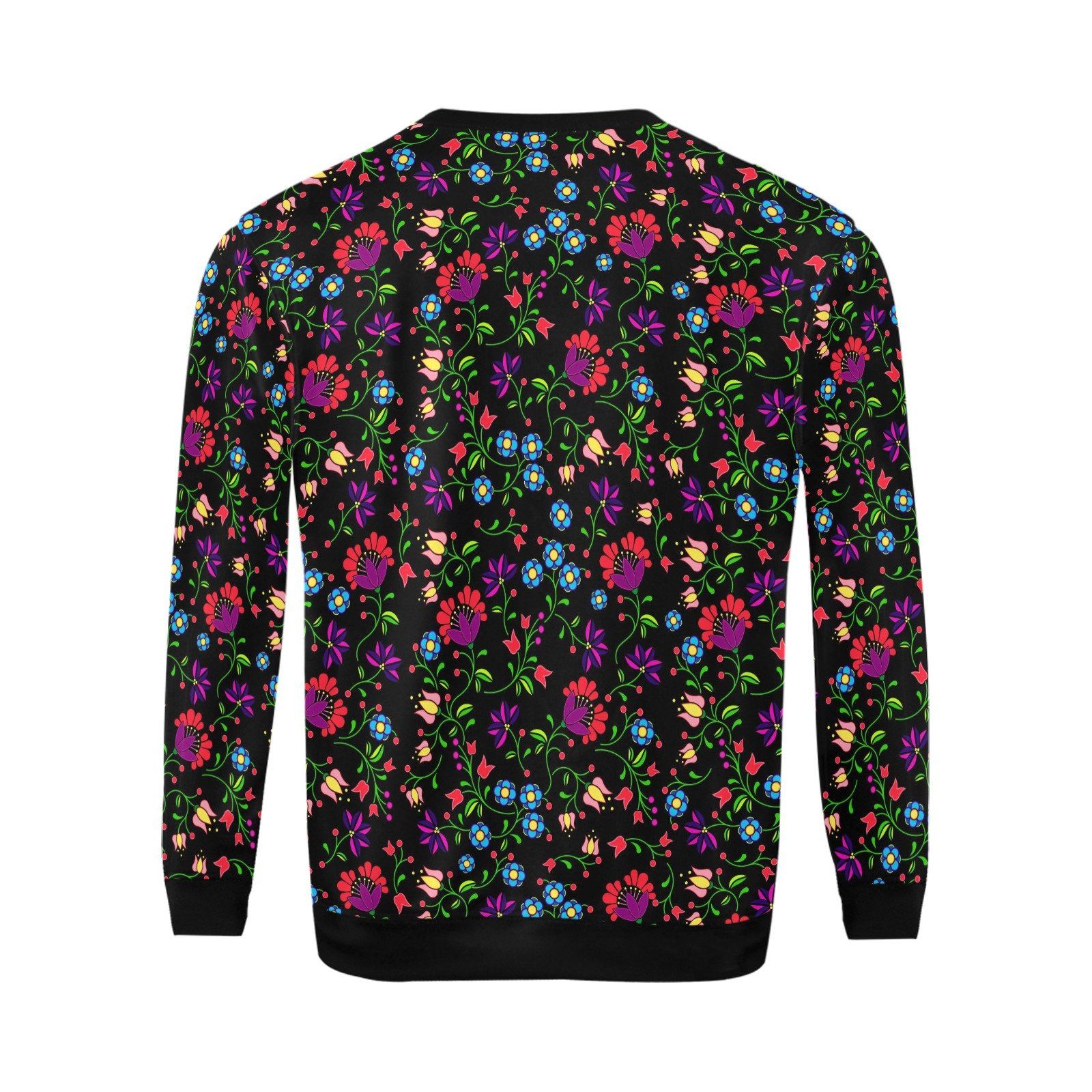 Fleur Indigine All Over Print Crewneck Sweatshirt for Men (Model H18) shirt e-joyer 