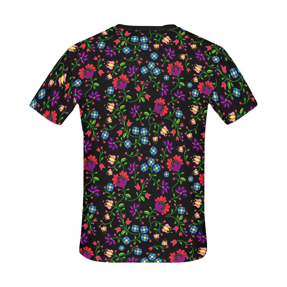 Fleur Indigine All Over Print T-Shirt for Men (USA Size) (Model T40) All Over Print T-Shirt for Men (T40) e-joyer 