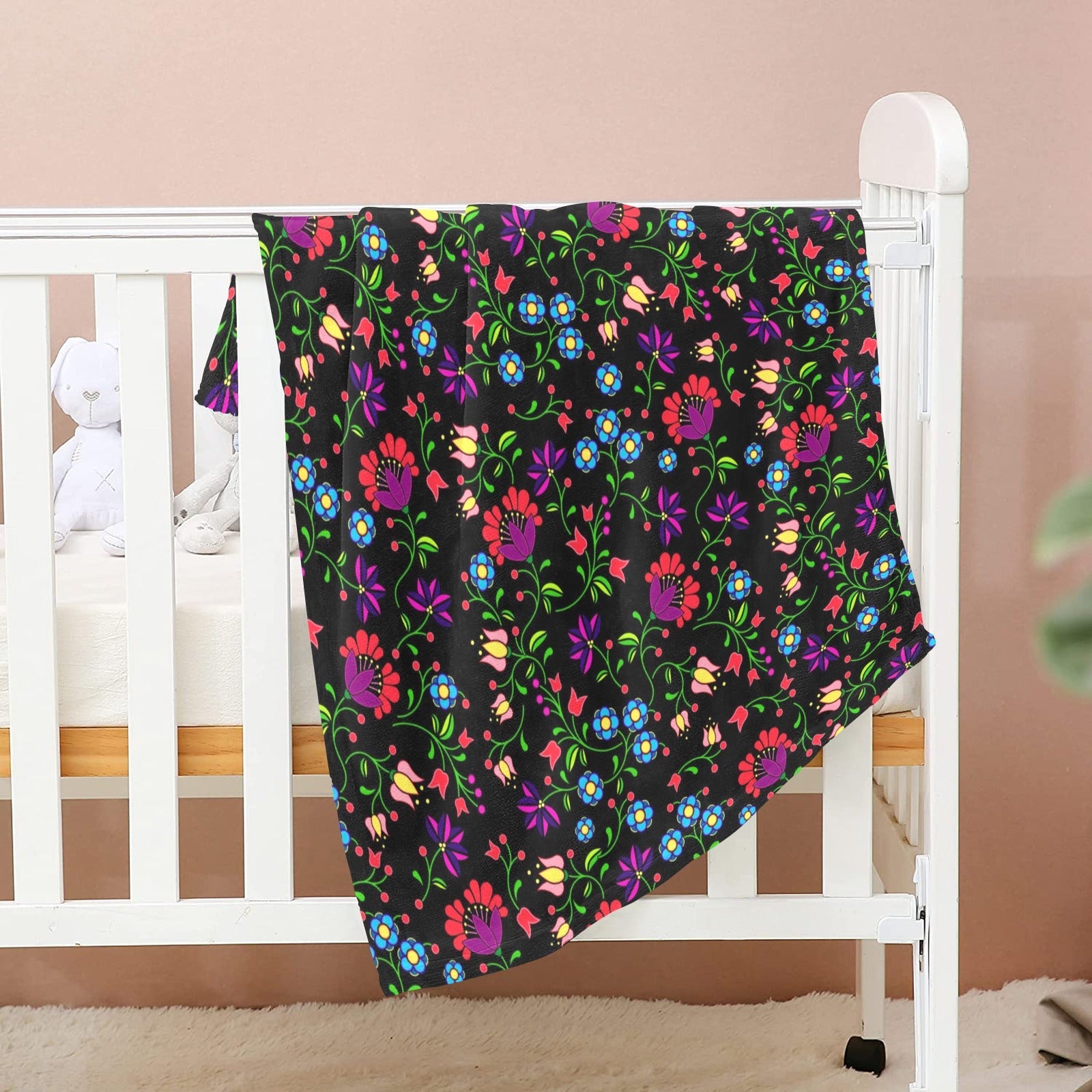 Fleur Indigine Baby Blanket 30"x40" Baby Blanket 30"x40" e-joyer 