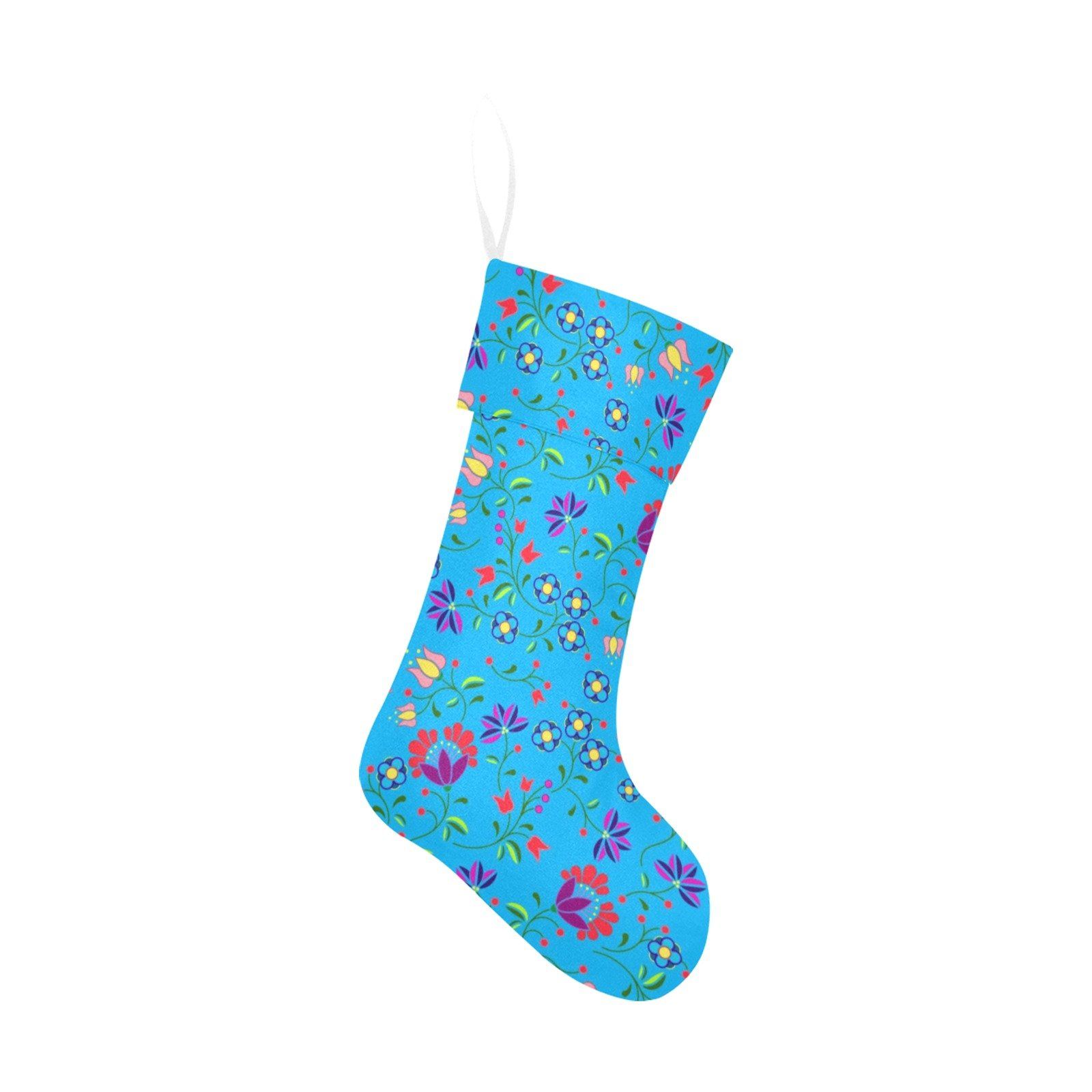 Fleur Indigine Ciel Christmas Stocking holiday stocking e-joyer 