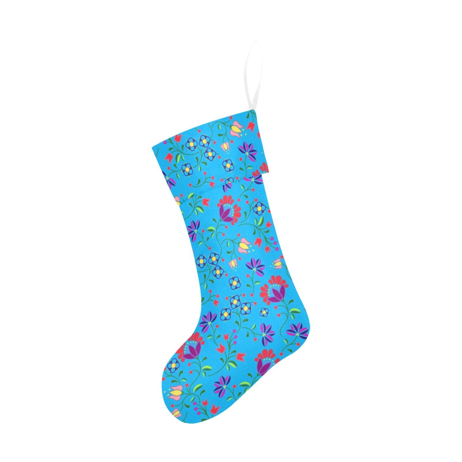 Fleur Indigine Ciel Christmas Stocking holiday stocking e-joyer 