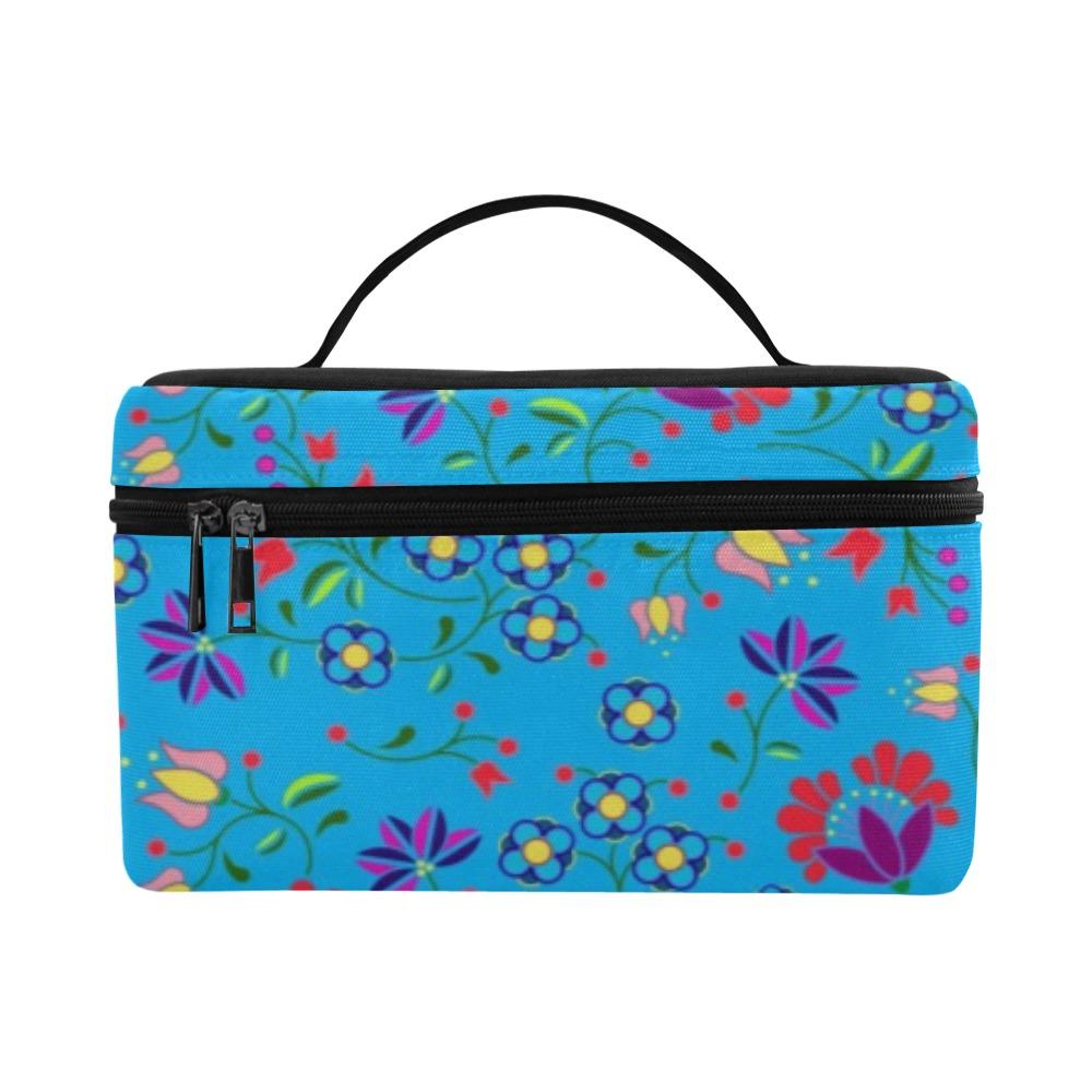 Fleur Indigine Ciel Cosmetic Bag/Large (Model 1658) bag e-joyer 