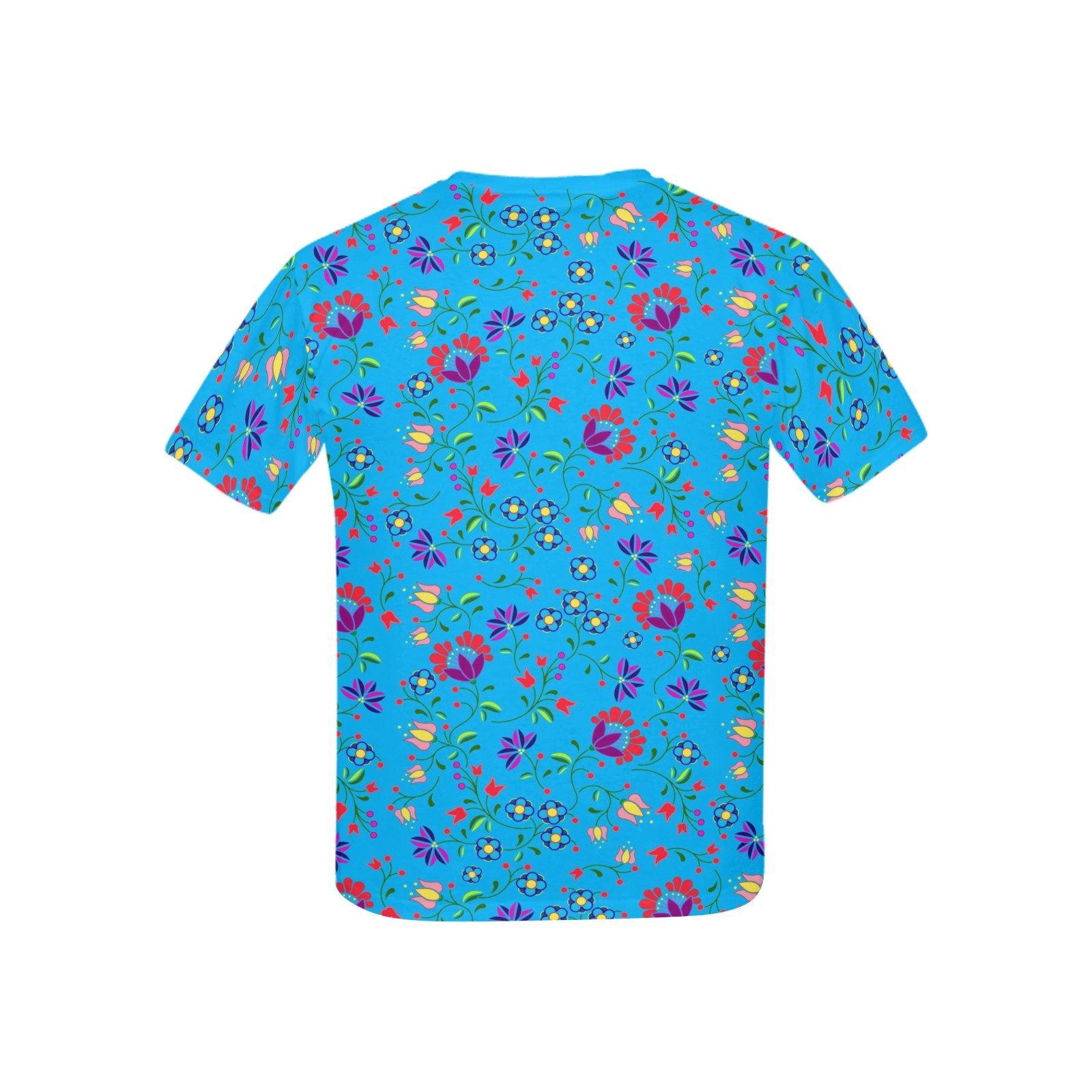 Fleur Indigine Ciel Kids' All Over Print T-shirt (USA Size) (Model T40) All Over Print T-shirt for Kid (T40) e-joyer 