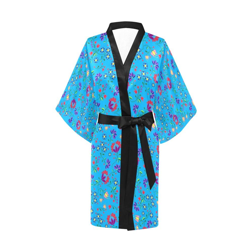 Fleur Indigine Ciel Kimono Robe Artsadd 