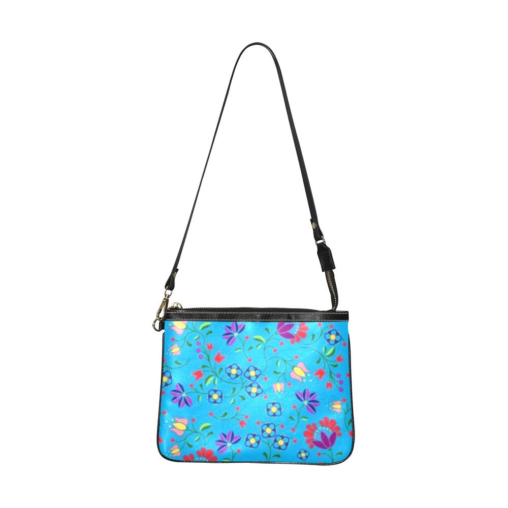 Fleur Indigine Ciel Small Shoulder Bag (Model 1710) Small Shoulder Bag (1710) e-joyer 