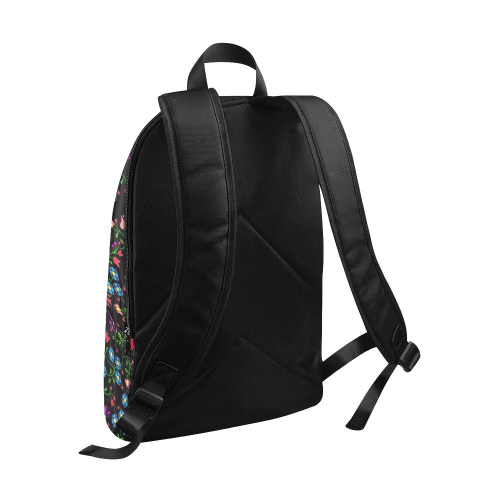 Fleur Indigine Fabric Backpack for Adult (Model 1659) Casual Backpack for Adult (1659) e-joyer 