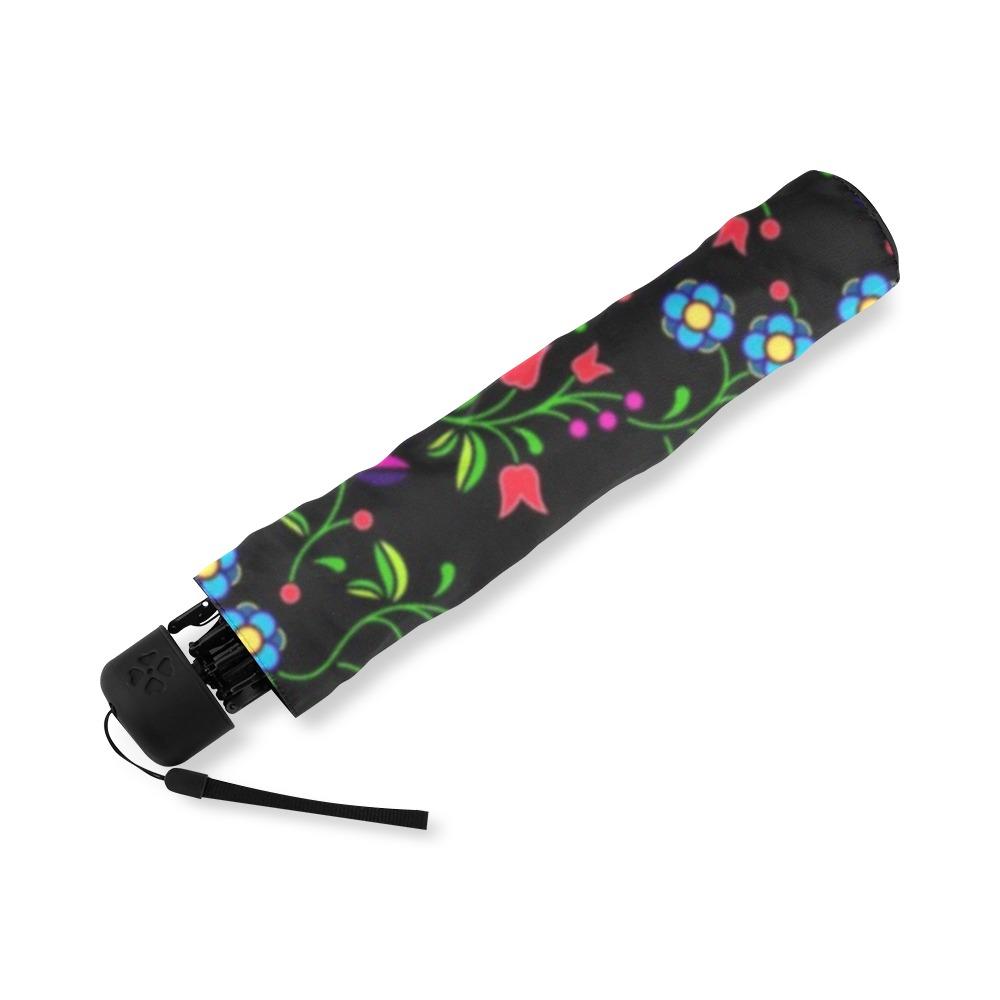 Fleur Indigine Foldable Umbrella (Model U01) Foldable Umbrella e-joyer 