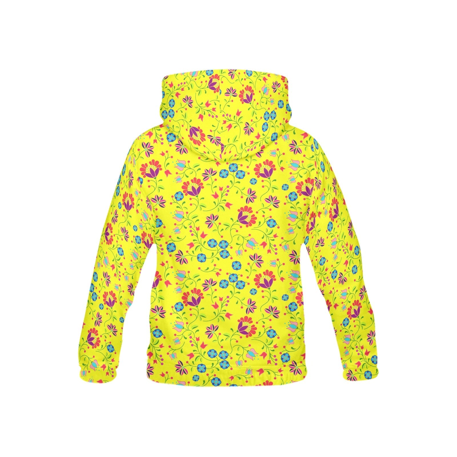 Fleur Indigine Mais All Over Print Hoodie for Kid (USA Size) (Model H13) All Over Print Hoodie for Kid (H13) e-joyer 