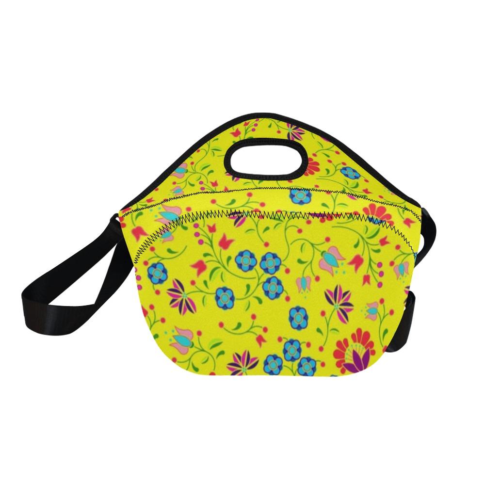 Fleur Indigine Mais Neoprene Lunch Bag/Large (Model 1669) bag e-joyer 