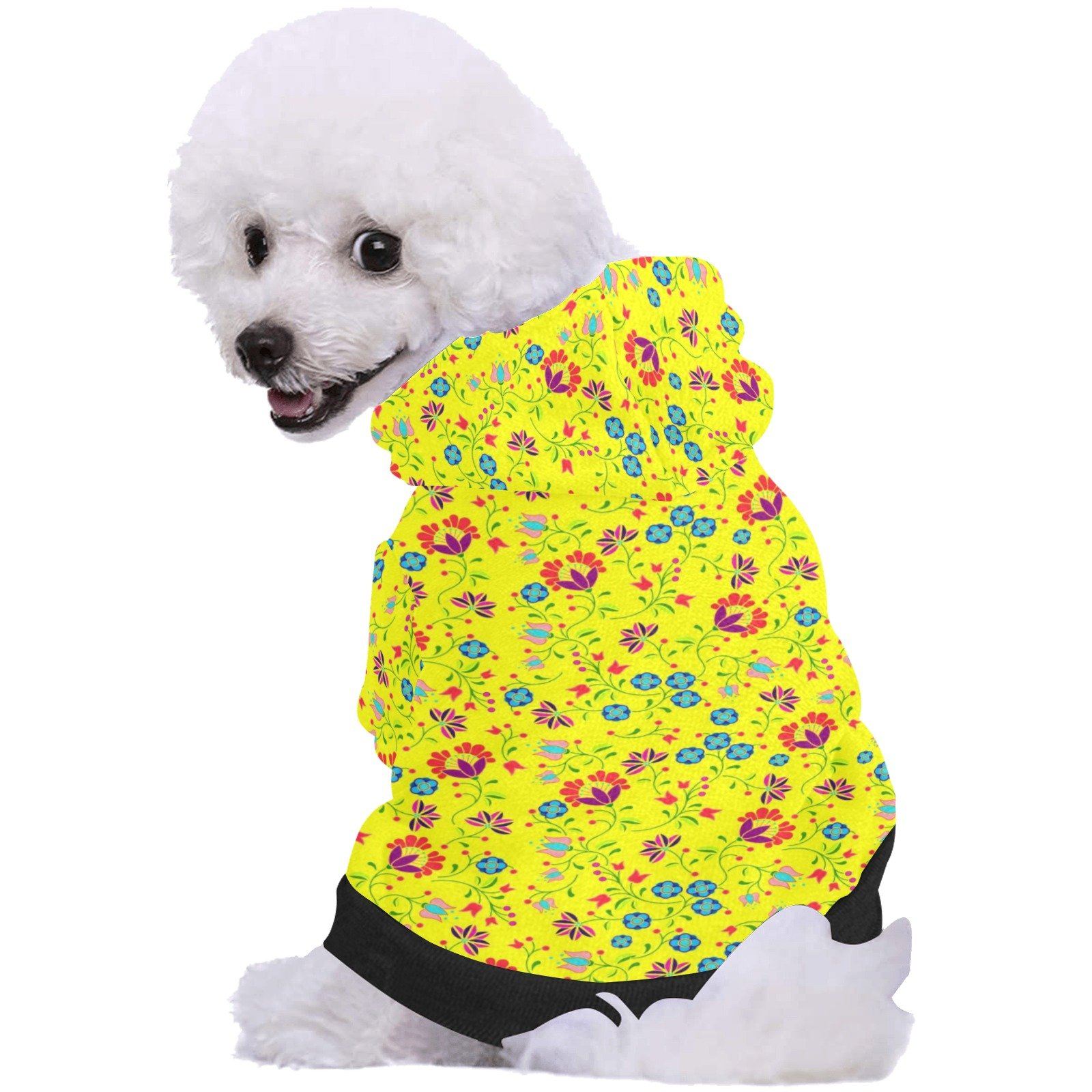 Fleur Indigine Mais Pet Dog Hoodie Pet Dog Hoodie e-joyer 