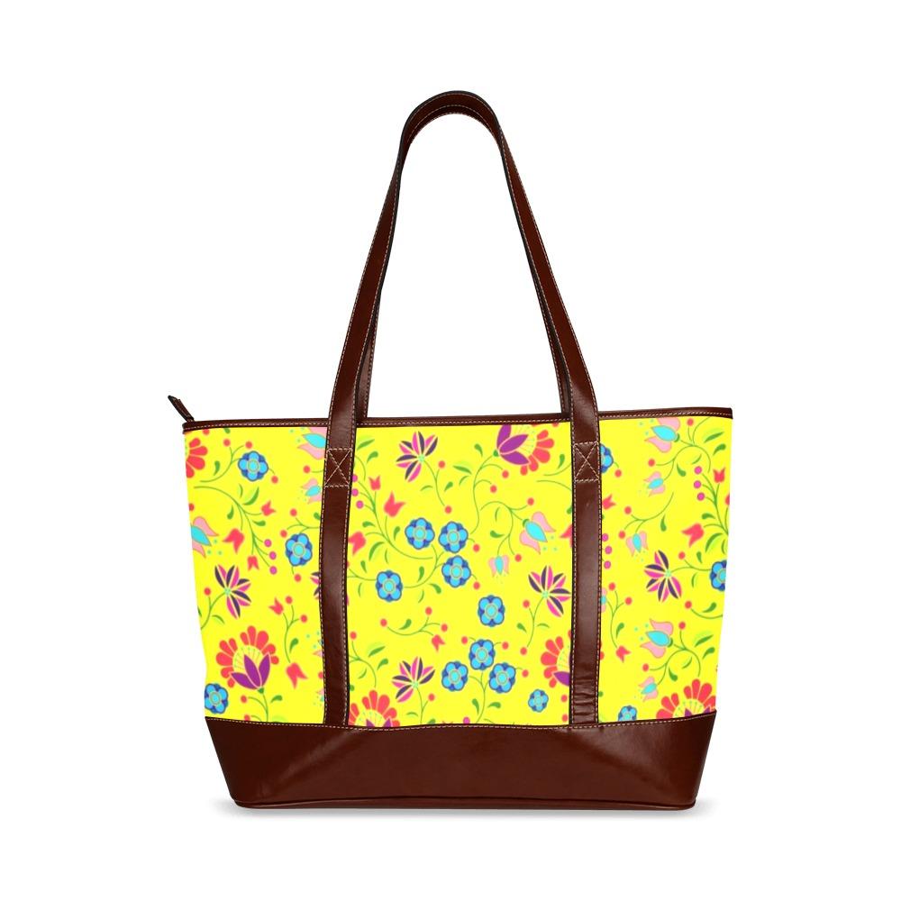 Fleur Indigine Mais Tote Handbag (Model 1642) Tote Handbags (1642) e-joyer 