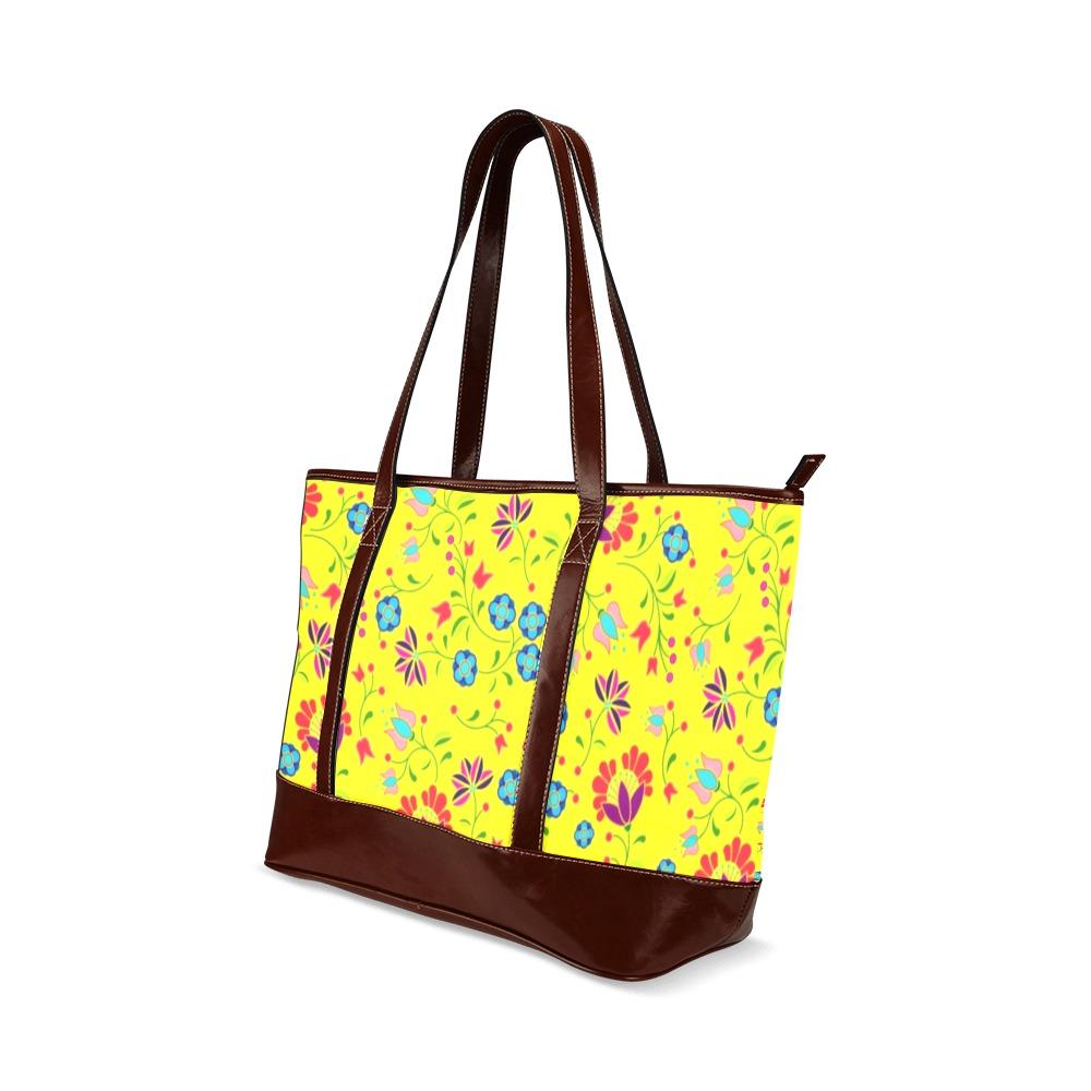 Fleur Indigine Mais Tote Handbag (Model 1642) Tote Handbags (1642) e-joyer 