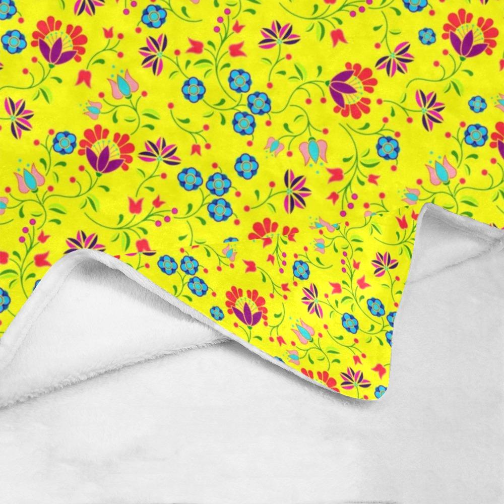 Fleur Indigine Mais Ultra-Soft Micro Fleece Blanket 60"x80" Ultra-Soft Blanket 60''x80'' e-joyer 