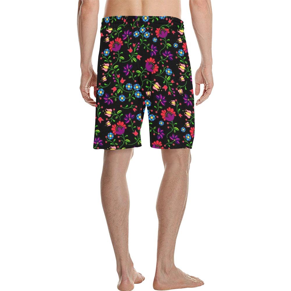 Fleur Indigine Men's All Over Print Casual Shorts (Model L23) Men's Casual Shorts (L23) e-joyer 