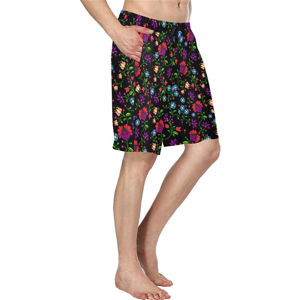 Fleur Indigine Men's All Over Print Casual Shorts (Model L23) Men's Casual Shorts (L23) e-joyer 